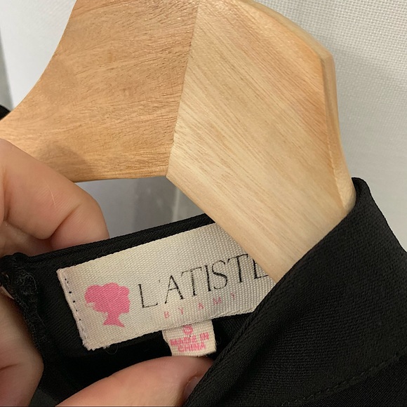 L’ATISTE | Black sleeveless romper size S - Picture 4 of 6